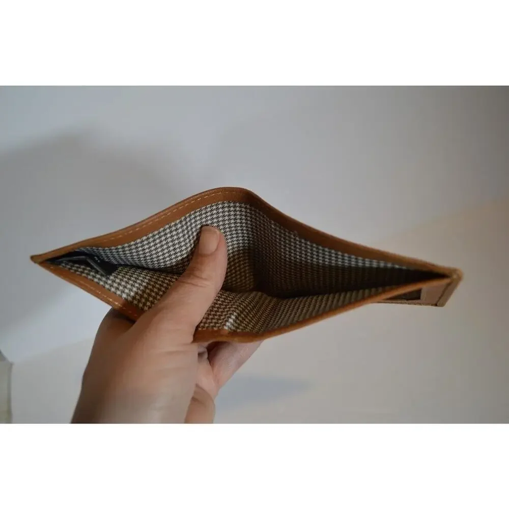 Marc New York Genuine Leather Bifold Wallet Andrew Marc Camel Whiskey‎ Color